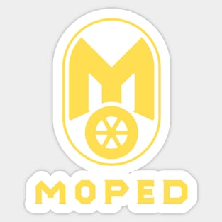 Moped Mitropa logo parody Sticker